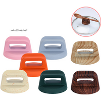 Universal Wooden Pot Lid Knobs Caps Heat-Resistant Cooking Pan Lifting Handle Replacement Kitchen Cookware Handgrip for Pots
