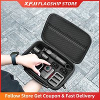 XFJI Storage Bag Case PU Leather Travel Shoulder Bag Sports Camera Accessorie Compatible with Insta360 Ace Pro 2 Get-Set Bundle