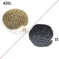 AliExpress NONE Motorcycle 420 Chains Drive Chain Link 76/108/126/140 Links for 50cc 70cc 90cc 110cc 125cc Pit Dirt Bike Scooter ATV Buggy Quad