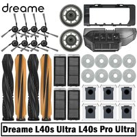 Dreame L40s UItra / L40s Pro UItra Robot Vacuum Spare Parts Main Side Brushes Mop Cloths HEPA Filters Dust Bags Accessories