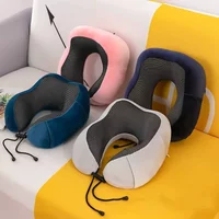 New U Shaped Memory Foam Neck Pillows Massage Pillows Travel Neck Pillow Pillow Sleeping Airplane Pillow Cervical