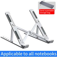 Metal Portable Foldable Laptop Stand Adjustable Notebook Holder Aluminum Support For Macbook Pro Air Computer Tablet Base Desk