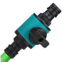 Garden Hose Splitter Garden Hose Connector with Faucet Watering secure connection Shut Off for Landscaping Planting Irrigation