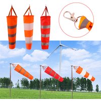 Garden Oxford Cloth Wind Direction Bag Waterproof Fluorescent Meteorological Wind Vane 62/80/97cm Wind Direction Indicator 1Pc