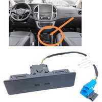 A4486830600 Genuine Car Charger USB C Type-C Cable Dual Ports Fast Charging Adapter Kit For Mercedes Benz V Class Vito Metris