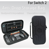 Protective Storage Bag for Switch 2 , Mecha Shape Shockproof Dustproof Hand Carry Case Outdoor Travel Game Console Pouch