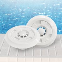 Swimming Pool Direct-Plug Overflow Device ABS Material Easy-to-Remove Outlet Pool Water Inlet Return Drain Outlet Accessories