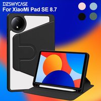 Case for Redmi Pad SE 8.7 inch 2024, Premium PU Leather Foldable Stand Smart Auto Sleep Wake with Pencil Holder Protective Cover