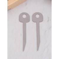 2Pcs Decipher Or Bypass A Multi-Wheeled Combination Lock Digital Lock Sheet Tools Protable Compact Mini Hooks Remover Kit