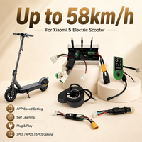 Xiaomi 5 Scooter Controller Repair Upgrade Kit Speed Unlock APP Setting Self Learning Plug and Play Up to 58km/h