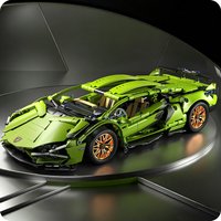 Technology super speed sports car building blocks 1:14 scale model car assembly brick table decoration toy boy adult gift