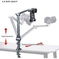 LEAPLIGHT 360°Rotatable Magic Arm W C-Clamp Overhead Camera Mount Flexible Cantilever Stand ArticulatingArm for Phone/iPad Stand