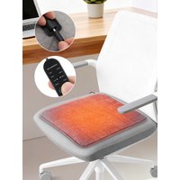 USB Electric Heated Seat Cushion 4 Temperature Settings Winter Car Seat Heater Cold Resistant Chair Heated Mat for Office Travel