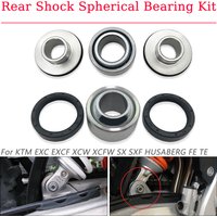 Hot Motorcycle Rear Shock Absorber Spherical Bearing Kit With Oil Seal T-Bushing For KTM EXC EXCF XCW XCFW HUSABERG FE 1999-2023