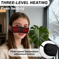 Portable USB Heated Nasal Mask Nasal Heater Foldable with for Nasal Congestion Allergies Runny Nose Fashionable