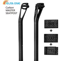 ELITAONE Master Series Carbon Seatpost 27.2 30.9 31.6mm 25mm Offset Ultralight 150g MTB/Road Bike Cycling Bicycle Seat Tube