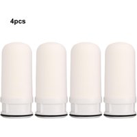 4PCS Replacement Ceramic Faucet Tap Water Filter With Clearwater Purfier Cartridge for Home Kitchen Housheold Faucet Filter