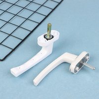 1Pc Metal Plastic Steel Handle Sliding Rotating Door Window Transmission Control Handle.