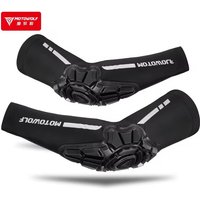 MOTOWOLF Summer Motorcycle Elbow Pads Mtb Cycling Elbow Protection Motocross Elbow Protector BMX DH ATV Motorcyclist Equipment