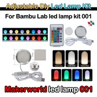 For Bambu Lab Led Lamp Kit Adjustable Light Kit Led Light Parts Hardware DIY Model White /Cold/Warm Light Without Lamp Shell 001 image 4
