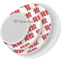 Thick 1-10mm Soft Silicone Gasket Single Sided Self-adhesive Backing White Solid Round Silicone Rubber Sheet Sealing Gasket Pad