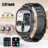 2.01 Inch Smartwatch Men Dial to Answer Calls Calorie Tracking Heart Rate Blood Oxygen Monitoring Bluetooth Smart Watches Women