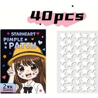 pieces of multi-color star acne patches, facial acne patches, concealer acne patches, and pimples patches, ultra-thin.