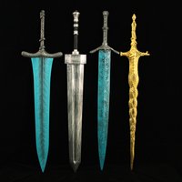 100cm Holy Moonlight Sword Dark Moon Sword Japanese Game Greatsword Plastic Sword Cosplay Desktop Ornament Crafts
