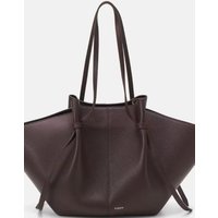Yuzefi Women Shoulder Bag Solid Color Leather Simple Atmospheric Design Large Capacity Women Crossbody Multifunctiona Handbag