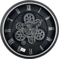 Luxury Industrial Gear Wall Clock Decoration Retro Silent Mechanical Large Home Decorative Room Art Style Gift Wall Clock 16inch