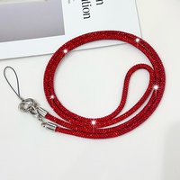 Glitter Rhinestone Phone Lanyard Diamond Crystal Phone Chain Hanging Anti-lost shoulder strap Mobile Phone Strap crossbody