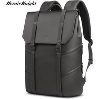 Heroic Knight Casual Backpack Waterproof Anti-Theft 15.6 Inch Laptop Backpack Simple Vintage Work Travel Rucksack Male Schoolbag