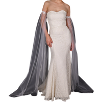 TOPQUEEN Mangas Para Vestido Desmontables Wedding Sleeves Sleeves For Dress Detachable Sleeves Customizable Vm32