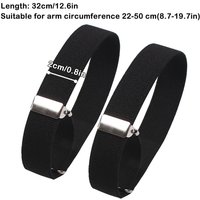 2pcs Adjustable Elastic Armband Shirt Sleeve Holder Women Men Arm Cuffs Bands for Party Wedding Clothing Accessories