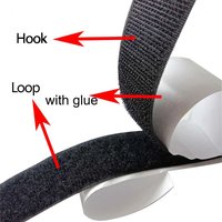 25M Strong Self-Adhesive Hook & Loop Tape – Nylon Sticky Velcro Strap, 20-50mm DIY Craft & Cable Organizer