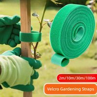 Reusable Nylon Plant Ties Garden Twine Bandage Adjustable Self Adhesive Plant Hook Loop Support Data Cable Fastener Tape Strips