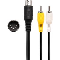RCA Cable for SEGA Mega Drive 1 Console AV Cord for MD1 Controller Audio Video Stereo Extension Cable for TV Game Player