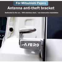 For Mitsubishi Pajero Aluminum Antenna Mount Montero Tailgate Radio Antenna Mounting Bracket Exterior Modification Parts