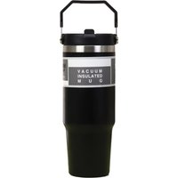 900ml Insulated Stainless Steel Water Bottle Tritan Material Portable Car Cup Easy To Carry Cold Ice Thermos for Outdoor Travel