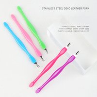 5Pcs Nail Dead Skin Fork Trimmer Peeling Knife Cuticle Remover Manicure Pedicure Salon Cuticle Pusher Nail Art Care Tools