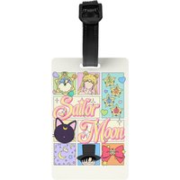 Custom Sailors Moons Cute Cartoon Luggage Tags for Suitcases Funny Baggage Tags Privacy Cover Name ID Card