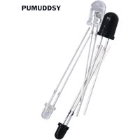 100PCS F3 F5 3MM 5MM 940nm LEDs Infrared Emitter And IR Receiver Diodes To Tube For Arduino PUMUDDSY