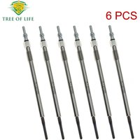6x 4.4V Glow Plugs For Mercedes-Benz G-GLK-M-CLASS ML 280 320 350 CDI W461 W164 X204 X164 A0011595001 0011597101 68102087AA