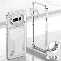 Metal Frame Case For Nothing Phone 4A Metal Lens Cap Heat Dissipation Split Aluminum Alloy Frame Cover For Nothing Phone 4A