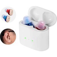 Rechargeable Hearing Aids Wireless Sound Amplifier ITE Mini Invisible Elderly Hearing Aid Headphones Deaf The Listening Device