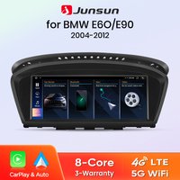 Radio samochodowe Junsun 4G Wireless Apple CarPlay Android Auto do BMW serii 3 E60 E61 E63 E64 serii 5 E90 E91 E92 E93 2004-2012 CCC