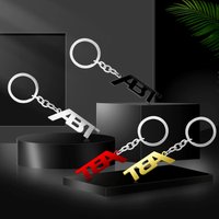 Car Keychain ABT Logo Keyring Badge Metal Emblem Key Chain Ring Holder For VW Golf For Audi A3 A4 Q5 Q8 S3 S4 S5 RS4 RS5 RS6