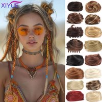 Synthetic Space Bun 2PCS Mini Claw Clip in Messy Cat Ears Fake Hair Bun Extensions Wig Accessory Donut Updo Hairpieces for Women