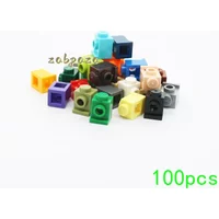 100PCS Assembles Particles 4070 Brick Special 1x1 with Headlight Building Blocks Bricks Kit Part High-Tech Toy For Children Gift