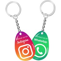 13.56MHz NTAG215 NFC Tag RFID Keyfob Smart Card Large Memory Capacity for Instagram WhatsApp Google